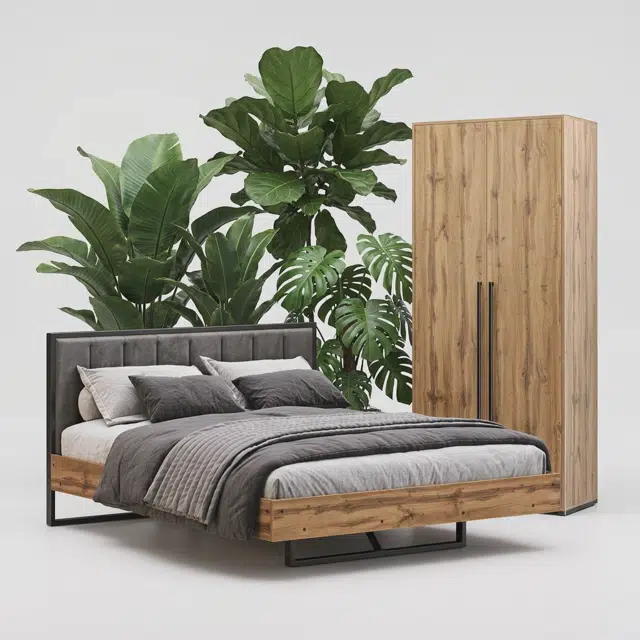 Комбо: Шкаф TOPLOFT Ватан + Кровать Волстрит SOFT 160